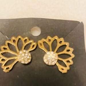 Ear Jackets: Lotus Flowers NWT